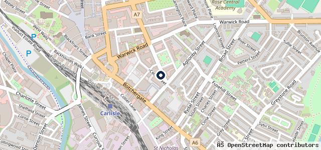 Map showing the location of Cecil Street Auto Repairs