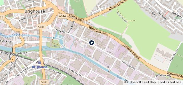 Map showing the location of Central Garage Service, MOT & Bodywork Centre