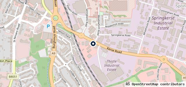 Map showing the location of Arnold Clark Stirling Mazda / MG