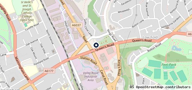 Map showing the location of Chelsea Truck Company
