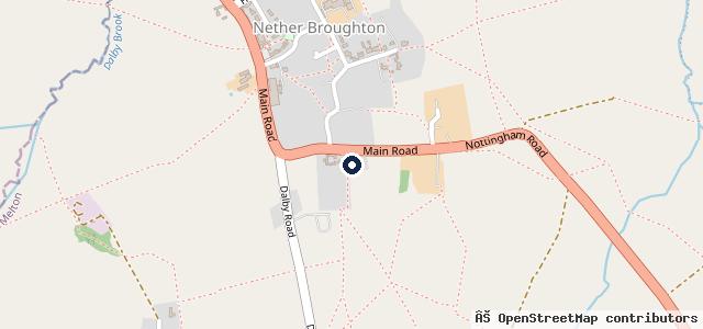 Map showing the location of Citroën Service Centre - Melton Mowbray Van Sales