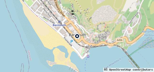 Map showing the location of Coastline Tyres