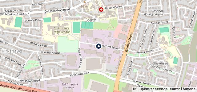 Map showing the location of M&J Auto Salvage | Glasgow