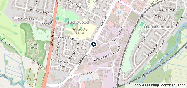 Map showing the location of Dan’s Auto Repair Norwich LTD
