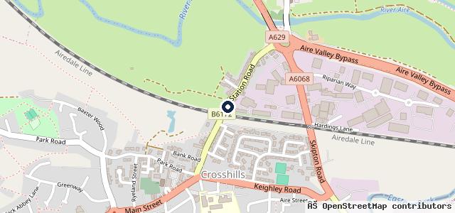 Map showing the location of P R Autos