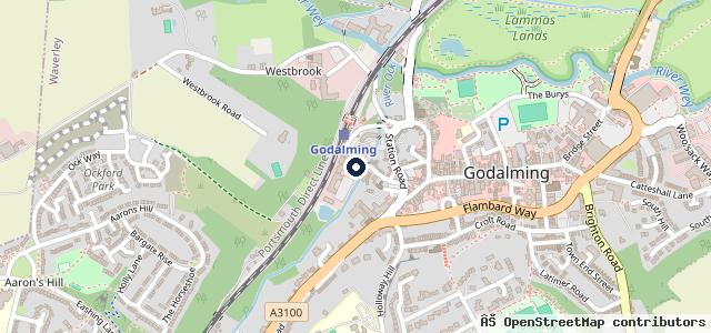 Map showing the location of Shortfield Garage