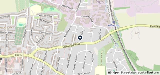 Map showing the location of Custom 24/7 mobile tyre fitting and vehicle repair