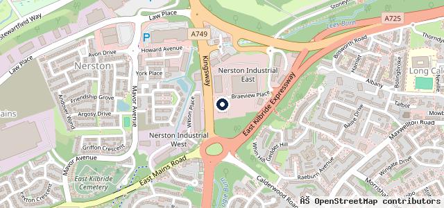 Map showing the location of Douglas Park BMW Motorrad