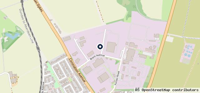 Map showing the location of Motability Scheme at Duthies KGM Montrose