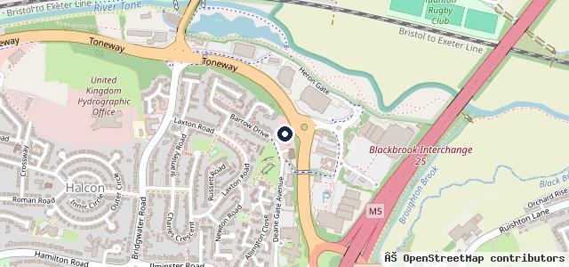 Map showing the location of Eden Mazda Taunton