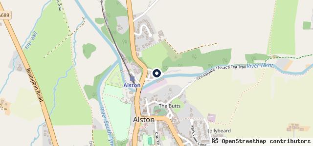 Map showing the location of Eden Valley Autos