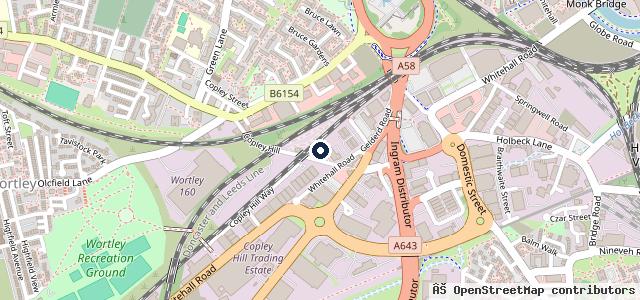 Map showing the location of Champion Auto Care