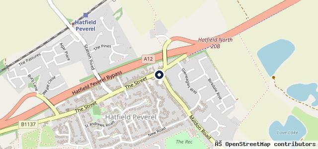 Map showing the location of Essex Auto Repairs Ltd