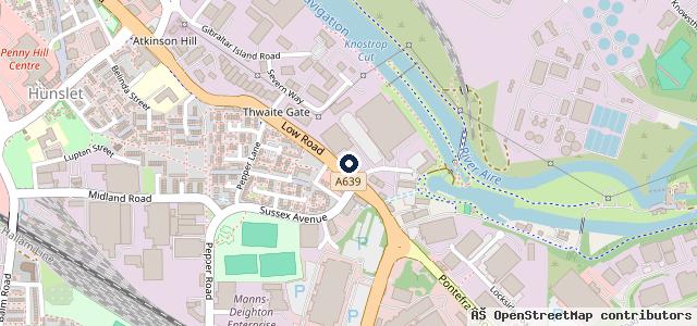 Map showing the location of D. M. Keith Škoda Leeds