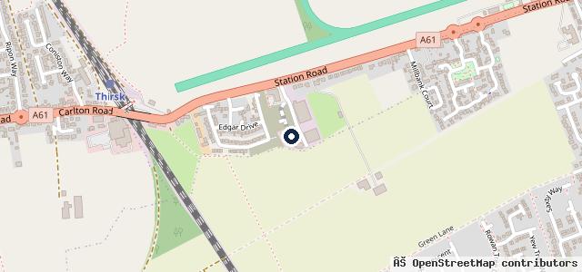 Map showing the location of Eurotech Thirsk Ltd