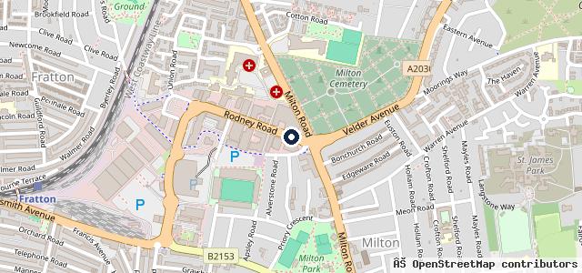 Map showing the location of PortsmouthTyre MOT & Servicing
