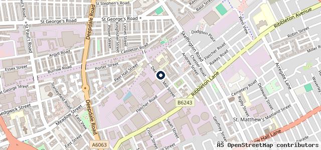 Map showing the location of Fleet Service