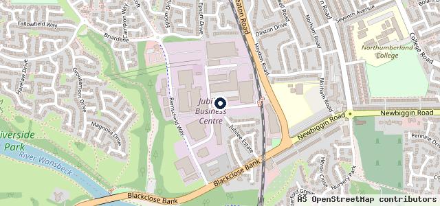 Map showing the location of Ashington Service Centre Ltd
