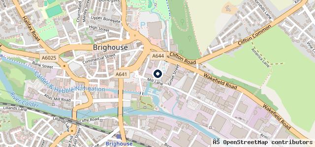 Map showing the location of Fozzy's Autocentre