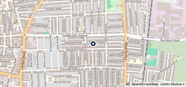 Map showing the location of G T Hewett and Son Ltd