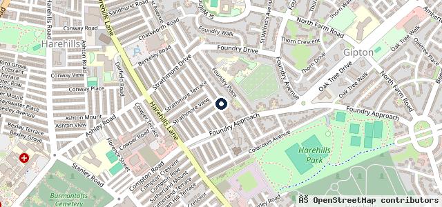 Map showing the location of Seaforth Garage and Mot Centre