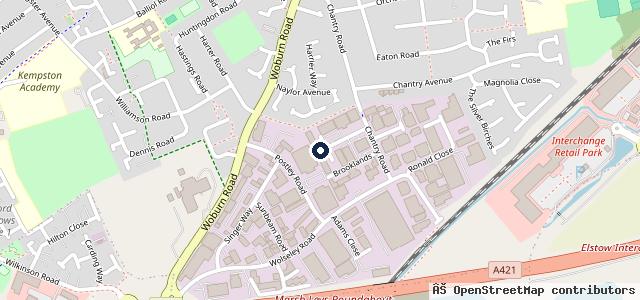 Map showing the location of Gavin Fleet Care Ltd