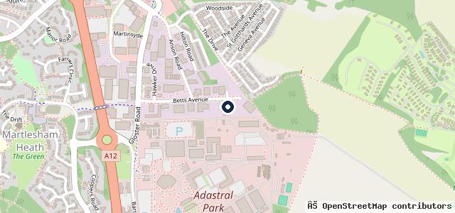 Map showing the location of SAGA Truck and Van - Mercedes-Benz Ipswich