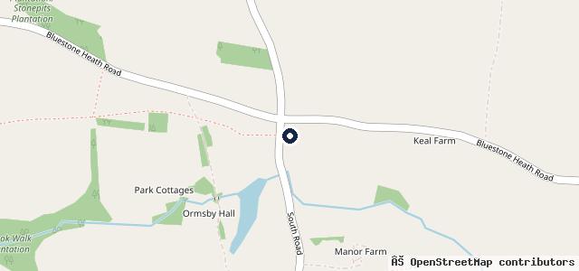 Map showing the location of Gordon's Autos