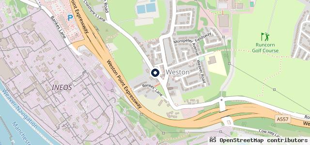 Map showing the location of Grangeside of Runcorn
