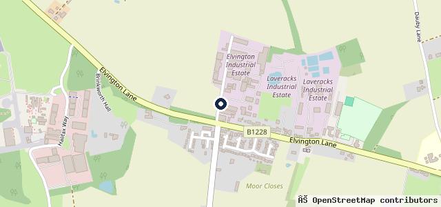Map showing the location of New Naylor Garage