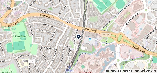 Map showing the location of Halfords Autocentre