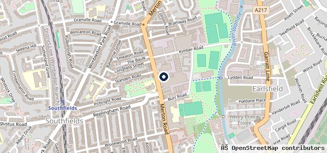 Map showing the location of Halfords Autocentres