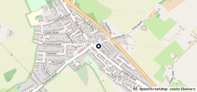 Map showing the location of HERTS MOTORS | Hoddesdon