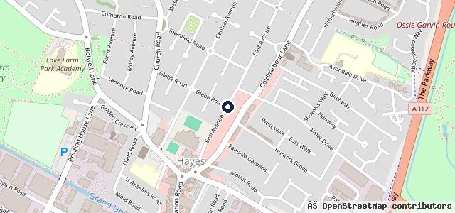 Map showing the location of Hayes Autotech LTD