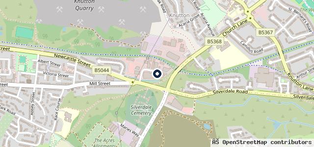 Map showing the location of A P Autos