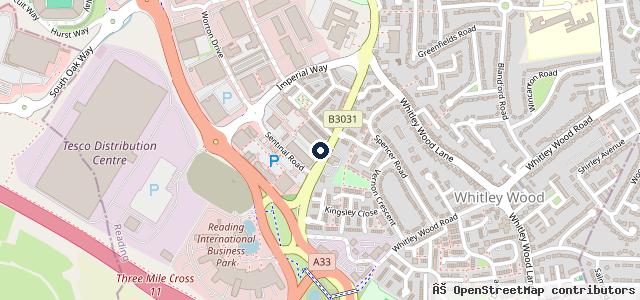 Map showing the location of IN'n'OUT Autocentres Reading