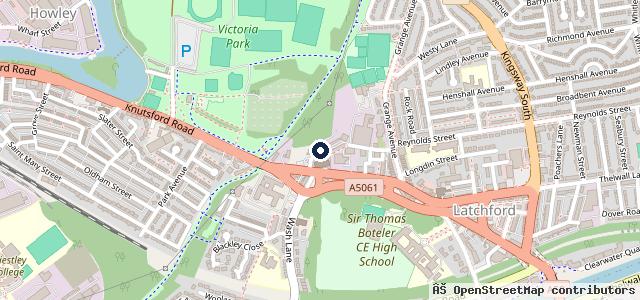 Map showing the location of RWB Motors