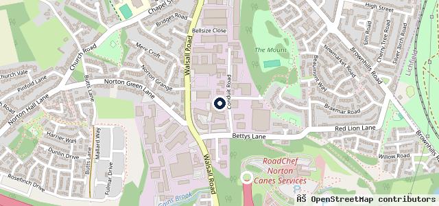 Map showing the location of Midland VW Ltd