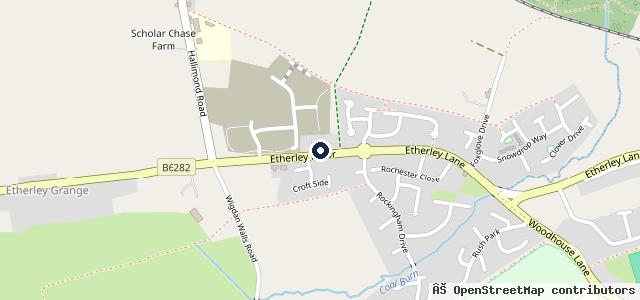 Map showing the location of G W Holmes & Son