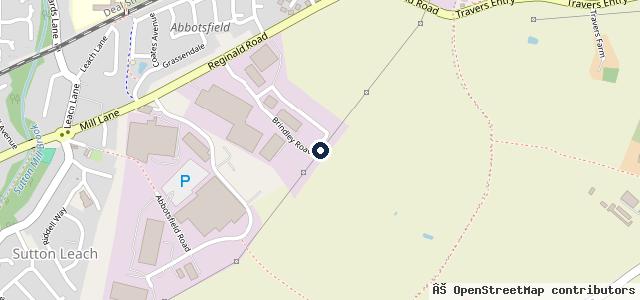 Map showing the location of B & P Autos