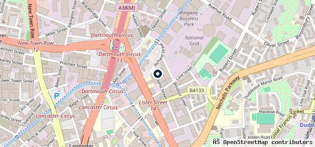 Map showing the location of Smart MOT & Service Centre Birmingham - Bosch Car Service