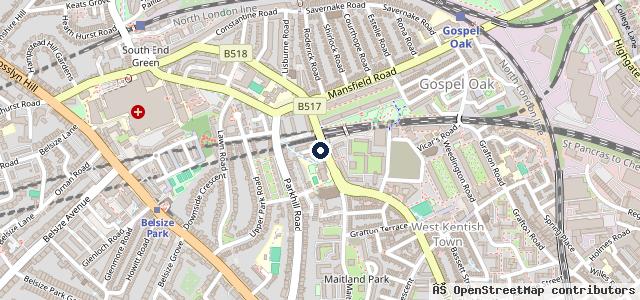 Map showing the location of Maitland Racing