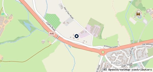 Map showing the location of M D P Landrovers (Raglan) Ltd