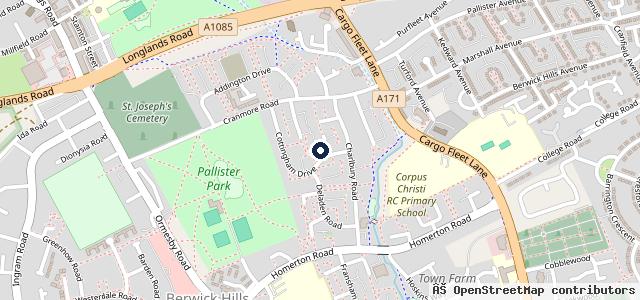 Map showing the location of Ts3
