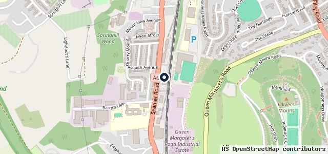 Map showing the location of Drive Hyundai Scarborough