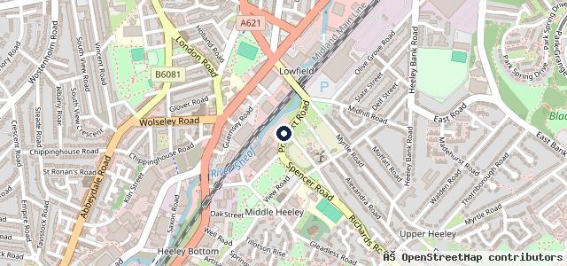 Map showing the location of Nick Clulee