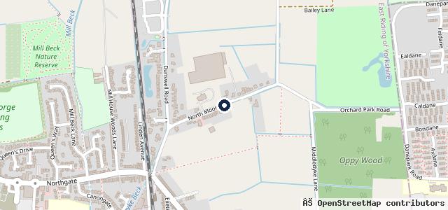 Map showing the location of Northmoor MOT Ltd