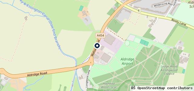 Map showing the location of Arbury PEUGEOT