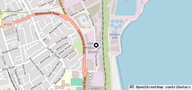 Map showing the location of Parade Auto Repairs