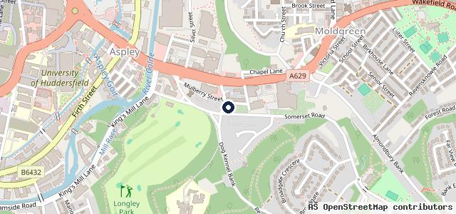 Map showing the location of Parkside Garage Ltd Jaguar & Land Rover Specialists
